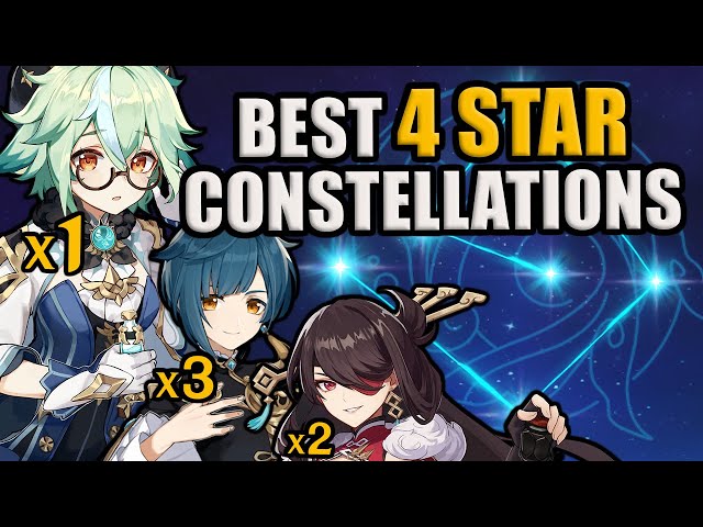 The Best Constellations for 4 Star Characters | Genshin Impact Guide