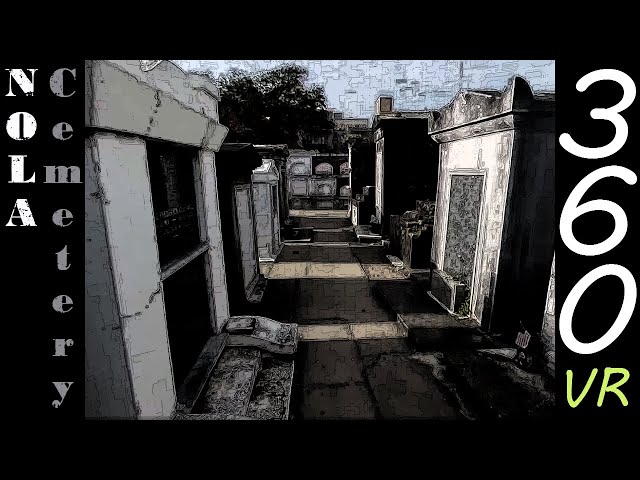 🏛️💀Exploring New Orleans Cemetery: A Glimpse into the Past -4k 360 VR-