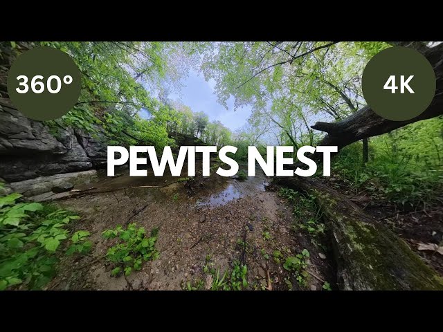 360° of Pewits Nest, Wisconsin [VR, 4K, RAIN AMBIANCE]