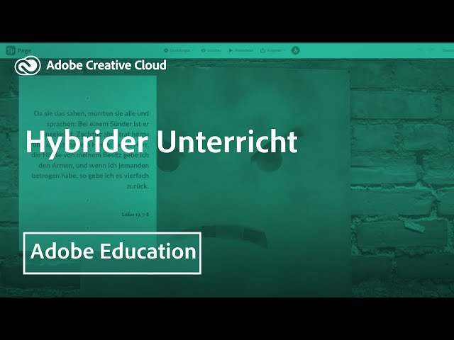 Hybrider Unterricht mir Adobe Spark | Adobe DE