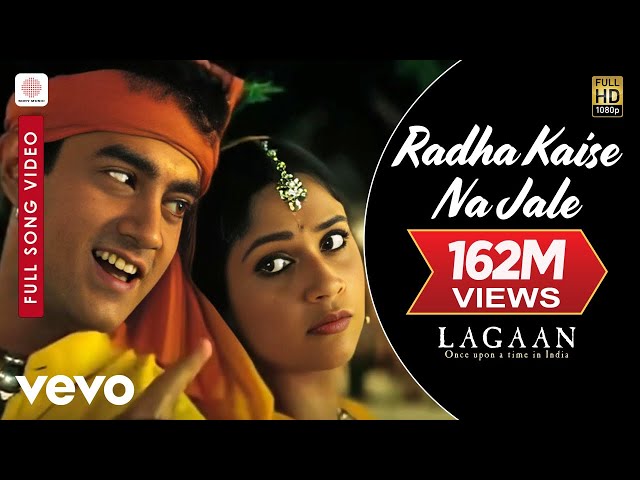 A.R. Rahman - Radha Kaise Na Jale Best Video|Lagaan|Aamir Khan|Asha Bhosle|Udit Narayan