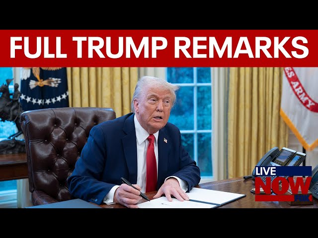 President Donald Trump signs new executive orders | LiveNOW from FOX