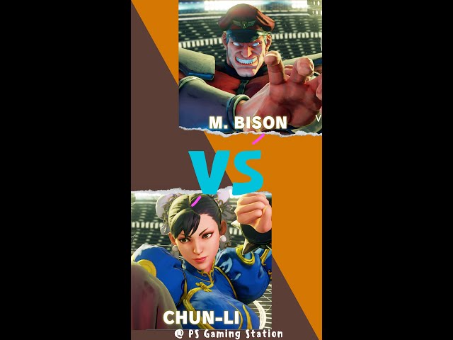 M. bison vs Chun Li SFV CE| #PS Gaming Station