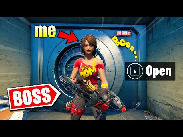 I Pretended to be TNTINA at her SECRET VAULT (Fortnite)