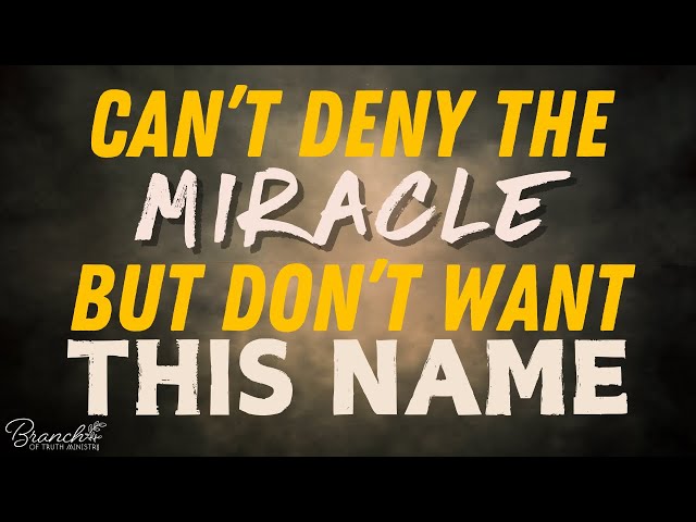 Can’t Deny the Miracle But Don’t Want This Name - Jacob Hollis