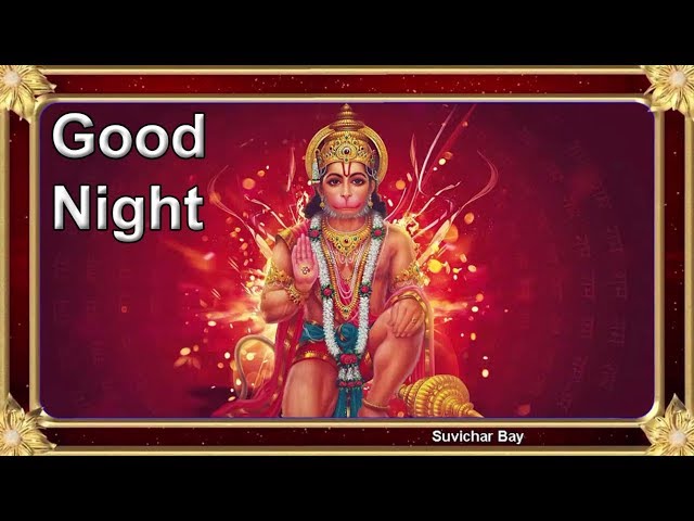 Bhagwa Rang WhatsApp Status Video 🙏Hanuman Good Night Video 🔔 SuvicharBay