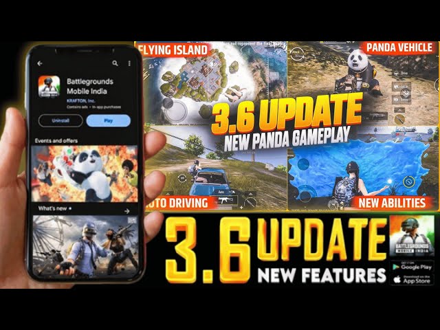 😱 OMG !! 3.6 UPDATE Top 10 Features, Fool M4 On Hit, 4 NEW ABILITIES, PANDA LOCATION 3.6 UPDATE PUBG