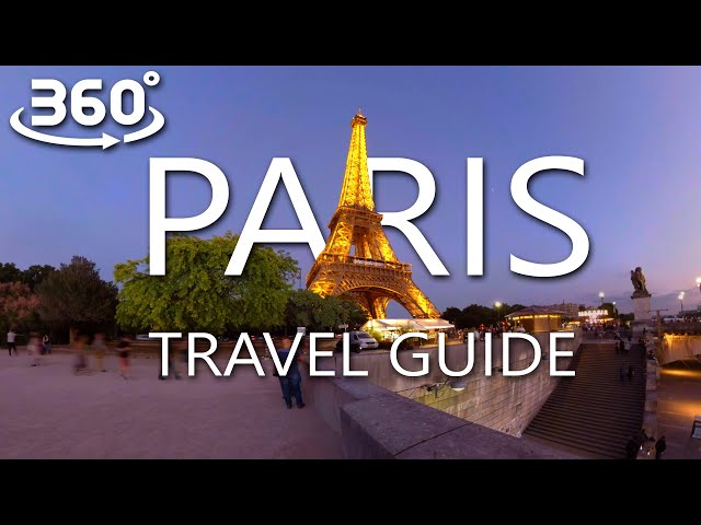 Virtual guided tour of Paris 360 VR Video | Eiffel Tower | Must Visit Bucket List in France