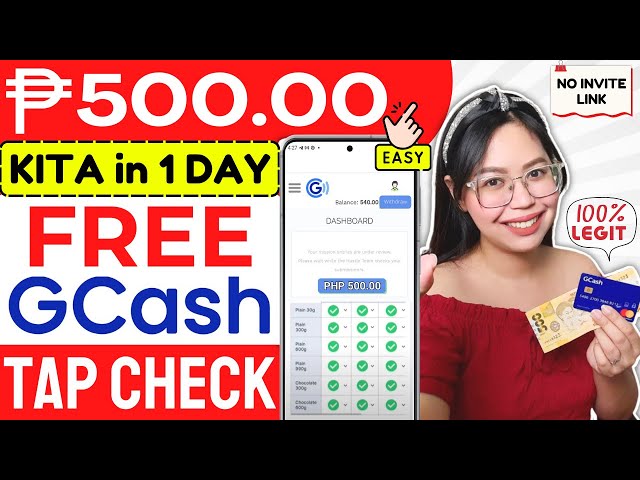 FREE P500 KITA IN 1 DAY 💸 JUST TAP CHECK | NO INVITE LINK | CASH-OUT SA GCASH | PWEDE SA STUDENTS