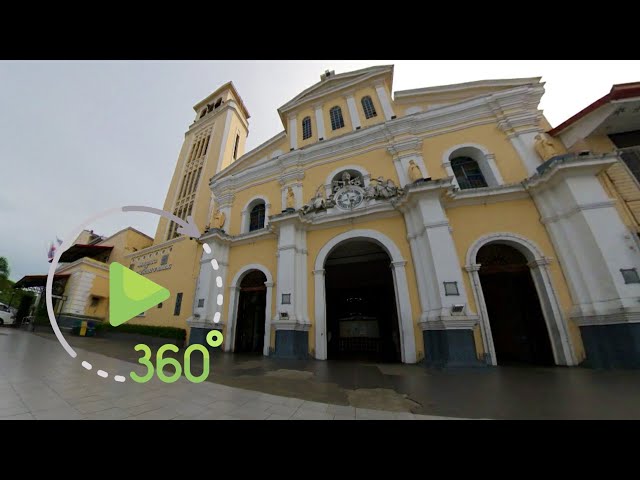 360° Video - A short walk to Minor Basilica of Our Lady of the Rosary of Manaoag