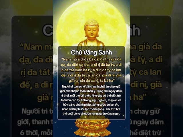 chú vãng sanh