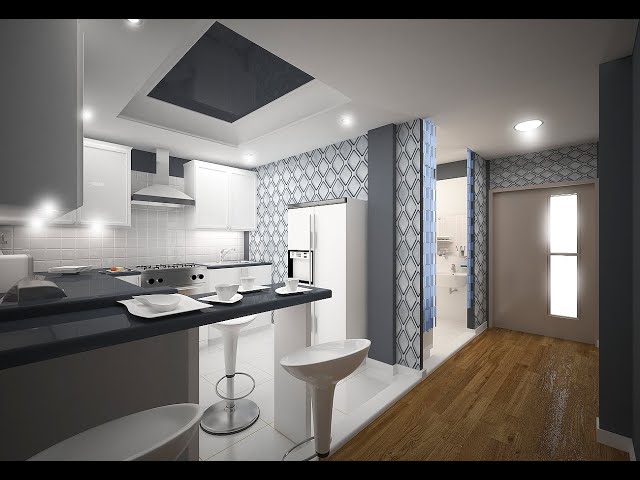 360-3D Kitchen Design Via Ahmed Designer