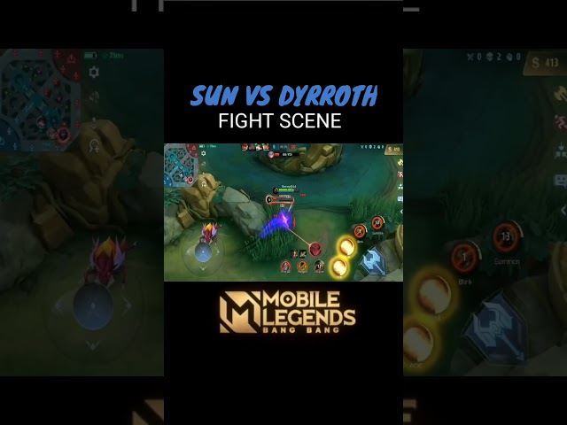 SUN DEFENDS DYRROTH - MOBILE LEGENDS: BANG BANG #shorts