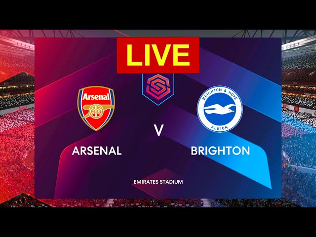 LIVE 🔴 Arsenal vs Brighton - Subway Women's League Cup Quarter - Final 24/25  || 🎮 FIFA 23 Gameplay