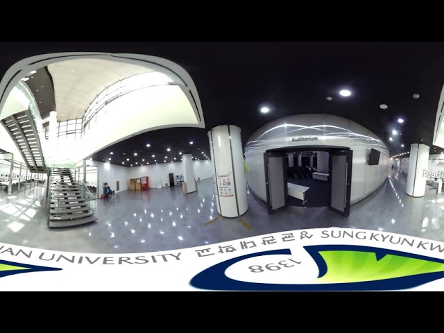 Virtual Tour : B1 of Samsung Library, Sungkyunkwan Univ. in Korea.