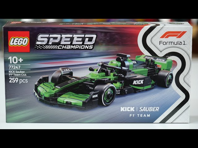 LEGO Speed Champions 77247 KICK Sauber F1® Team C44 - LEGO Speed Build Review