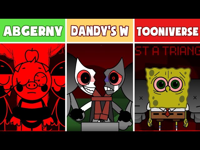 Incredibox Abgerny Vs. Dandy's World Vs. Abgerny But Tooniverse |Normal And Horror Version|(NEW MOD)