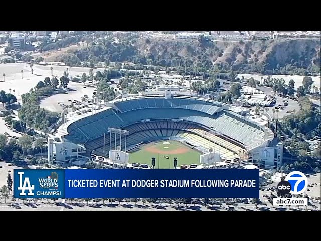 Dodger Stadium celebration sold out, expected to attract thousands to revel in World Series win