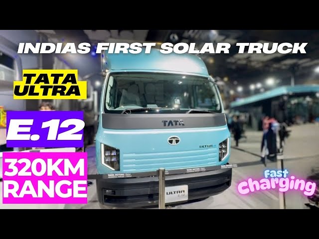 320 km Range TATA ULTRA E12 Electric truck🔥| 6200kg payload | Top hidden features malayalam❤️