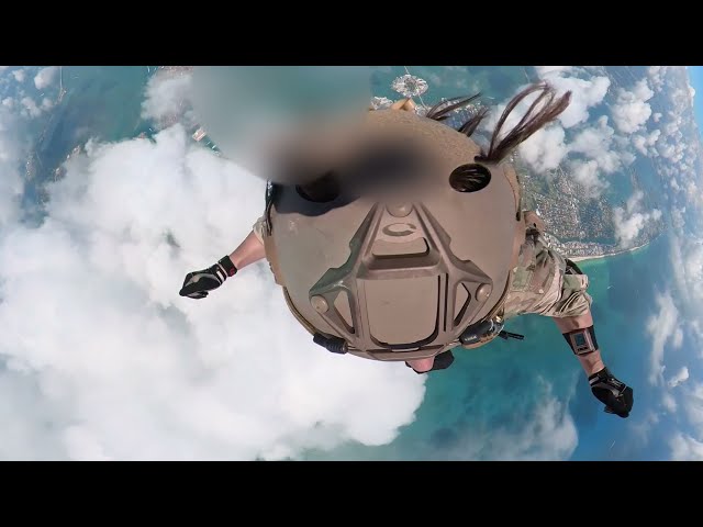 Army National Guard Special Forces Freefall Skydive 360 VR - SRSC