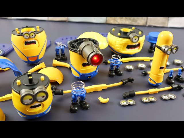 MEGA MINIONS【MODEL KIT BUILD】DESPICABLE ME4 ASMR