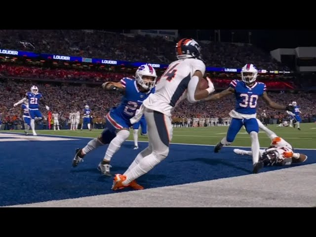 Courtland Sutton makes one of the best toe drag catches ever