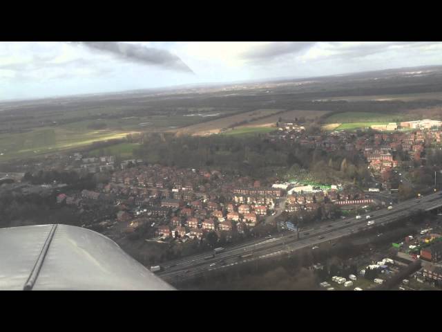 Manchester City Airport Long final runway 26R