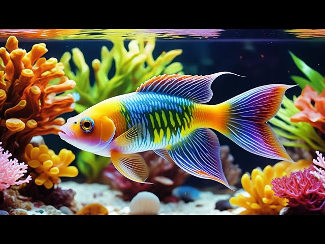 🎵 The Best 4K Aquarium | Crystal Clear Fish Tank & Zen Ambience for Mindfulness & Study