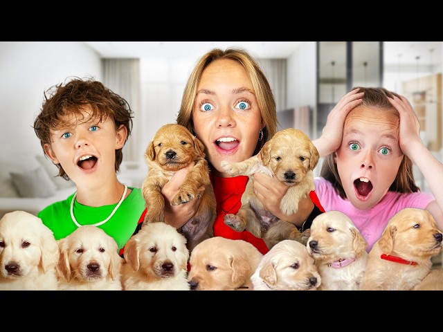 PUPPY NAME REVEAL! Adopting 9 Pups!