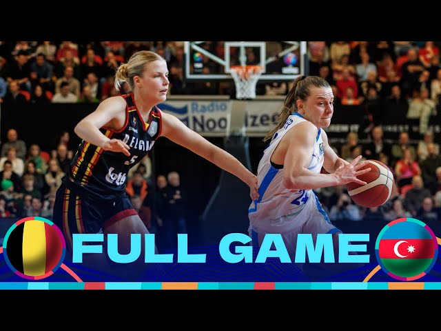 Belgium v Azerbaijan | Full Basketball Game | FIBA Women's EuroBasket 2025 Qualifiers