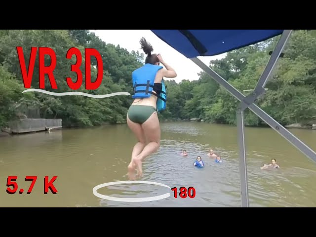 Swimming In Arkansas. VR Evo Insta3D