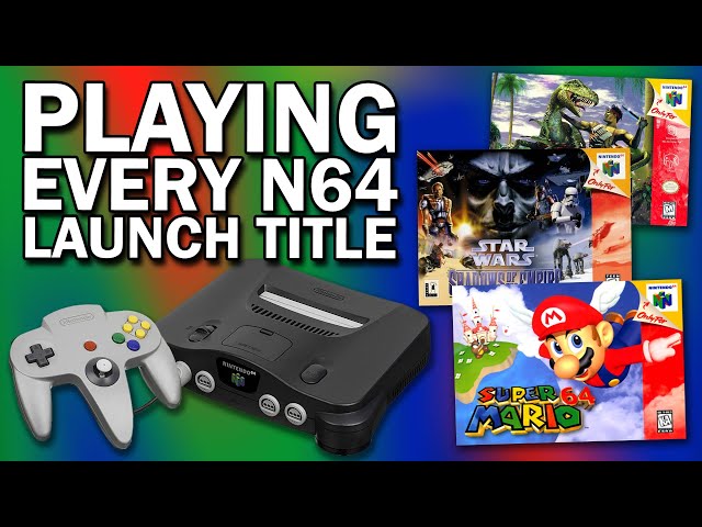 PLAYING EVERY NINTENDO 64 LAUNCH GAME