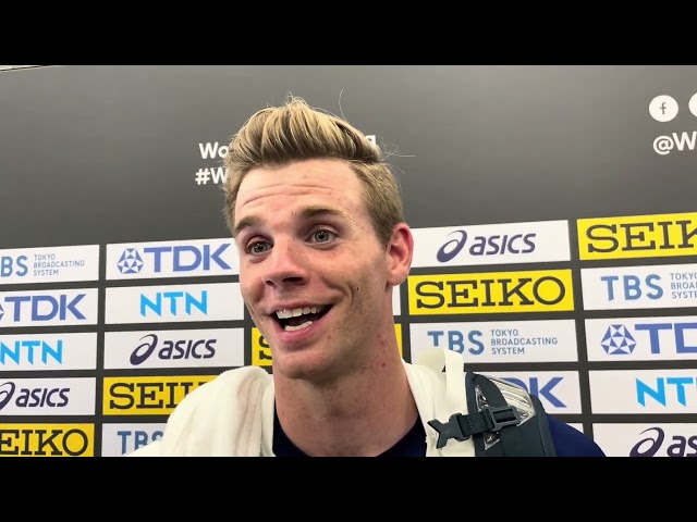 Chris Nilsen Talks About Pole Vault Qualifying At World Champs