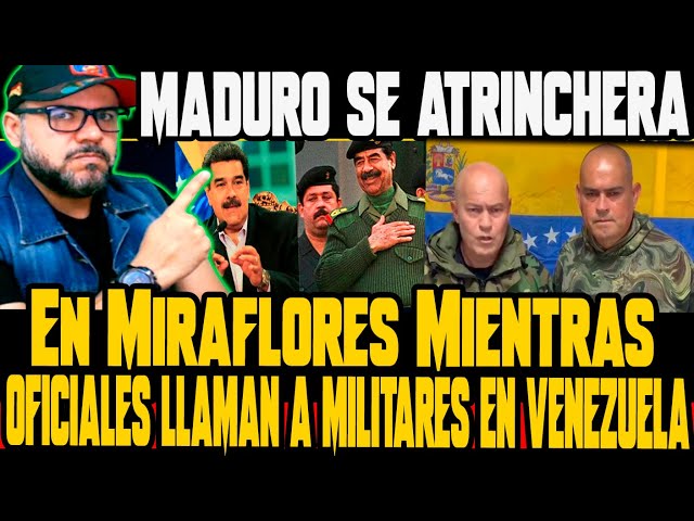 🔴 MADURO SE ATRINCHERA DESDE MIRAFLORES Y MILITARES HACEN LLAMADO A LAS TROPAS EN VENEZUELA