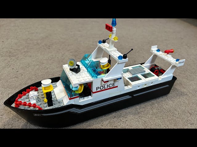 Building LEGO 4021 Police Patrol (1991)