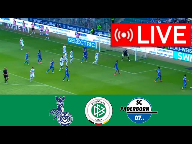 🔴 MSV Duisburg - SC Paderborn 07 II LIVE-Spiel | Regionalliga West 2025 | Spiel heute LIVE!