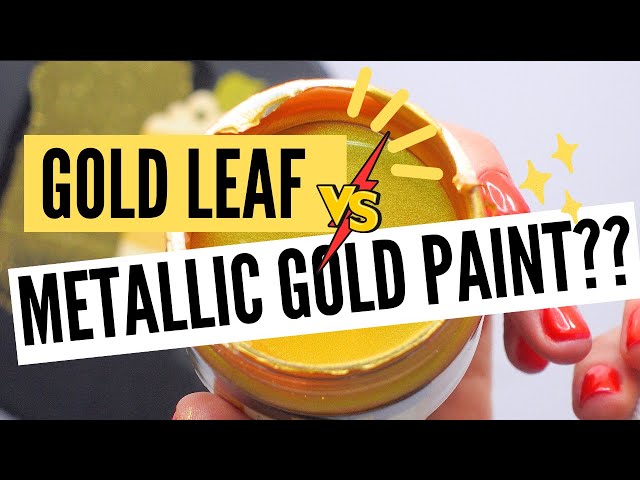 DOES THIS GOLD PAINT LOOK LIKE GOLD LEAF?