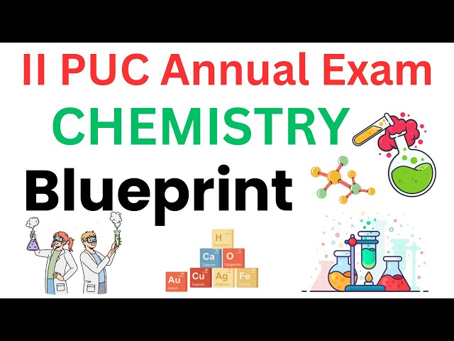 Second PUC Annual Exam Blueprint | Chemistry