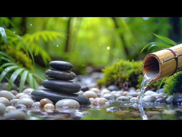 Peaceful Piano Music 🌿 Spa & Sleep Music With Water Sounds ~ Meditation & Calming Tunes