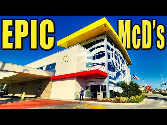 This is the LARGEST MCDONALD'S IN THE WORLD