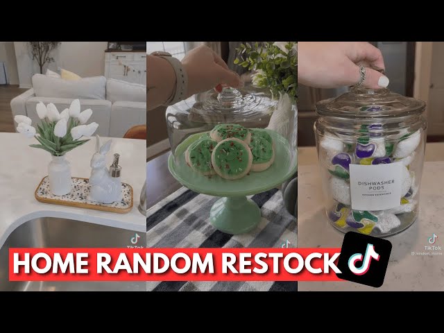 Random Home Restock | 15 minute ASMR Restock | TikTok Aesthetic Compilation