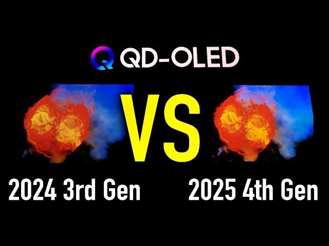 2025 QD-OLED vs 2024 QD OLED | Samsung TV Comparison