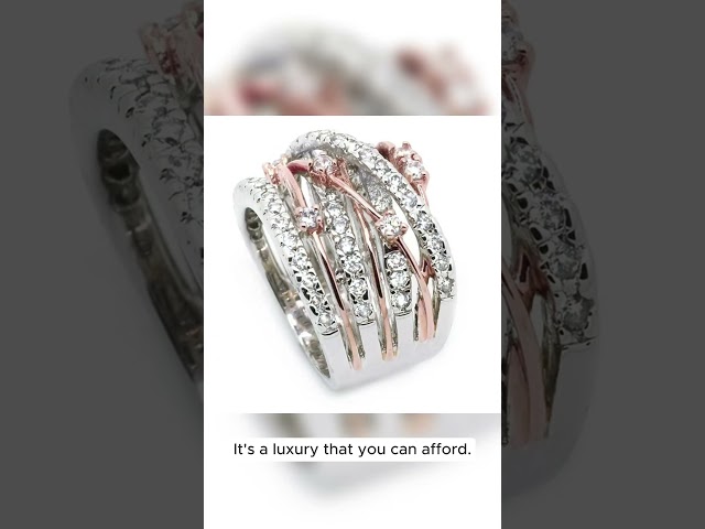 Criss Cross Cubic Zirconia Fashion Luxury Ring Women #prom #ringforher   #jewellery #mothersdaygift