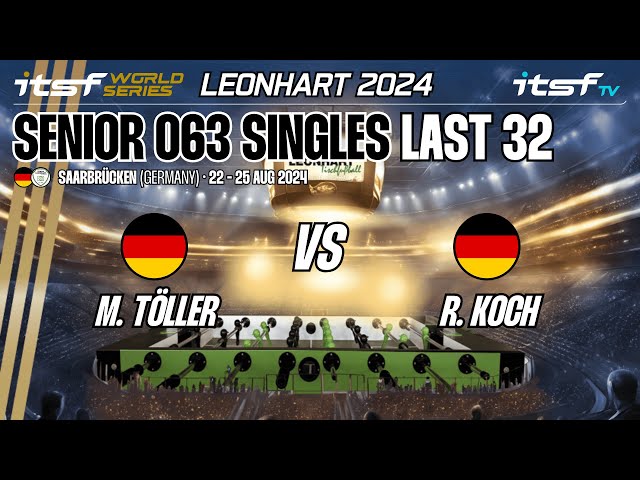 Töller vs Koch - Last 32 - ITSF 2024 WS Leonhart Senior O63 Singles