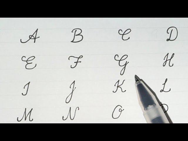 English Cursive writing practice for beginners a to z | Simple words practice with small letter abc