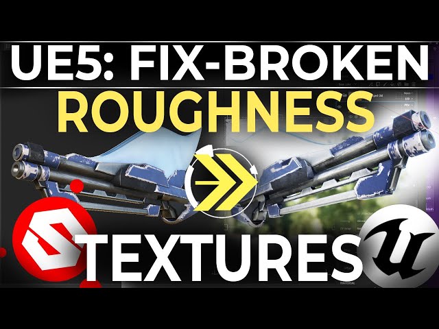 UE5: Fixing BROKEN Roughness Maps (From Substance-Painter)