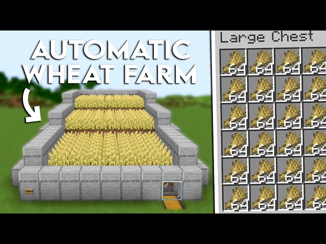 Easy Automatic Wheat Farm Tutorial in Minecraft 1.21 | Java & Bedrock