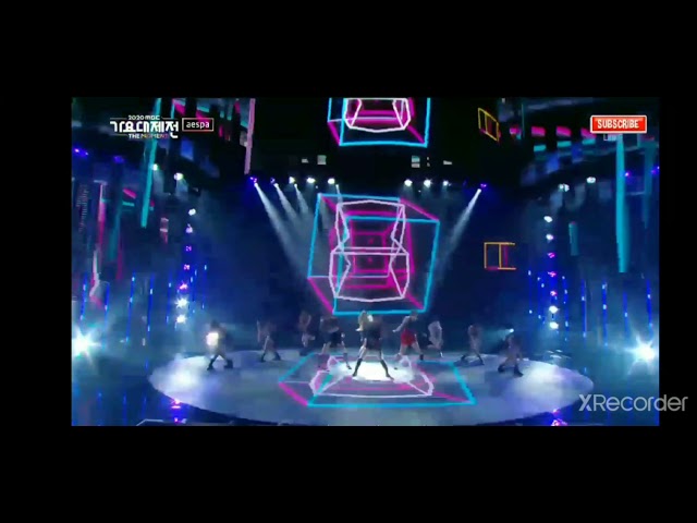 Aespa Black Mamba "DANCE BREAK" at MBC Gayo Daejejeon 2020