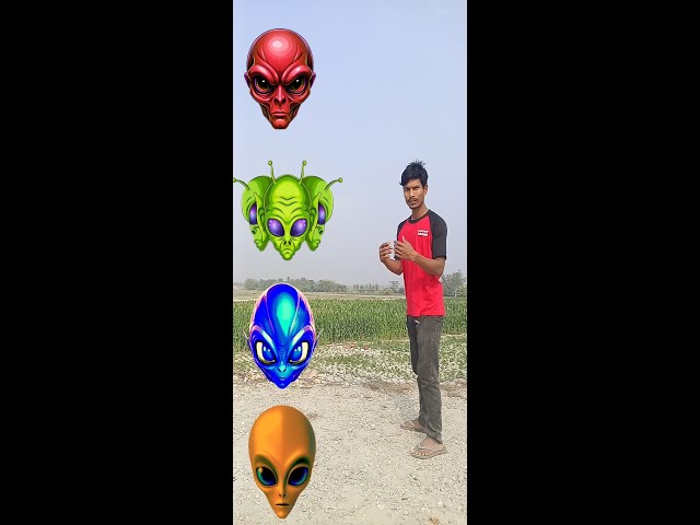 Vivek Boy24 Live Stream Alien head to elephant, cat, dog & monkey - vfx magic video #shorts