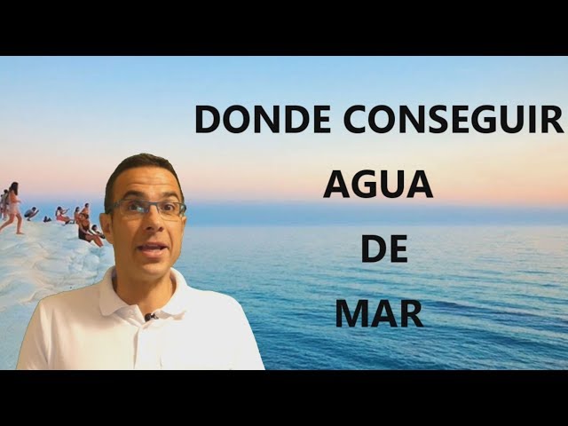 Donde conseguir agua de mar por jordi rubio de salut holistica de badalona